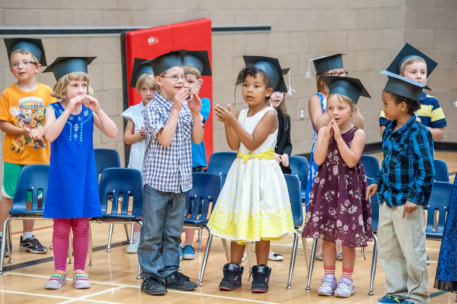 Osoyoos Elementary School Kindergarten students graduate