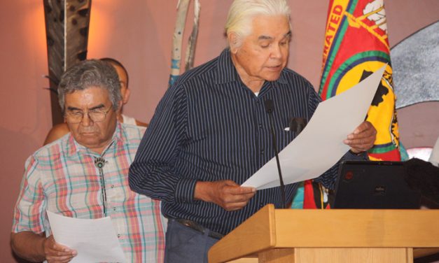 OKANAGAN, COLVILLE BANDS SIGN UNITY DECLARATION IN OSOYOOS