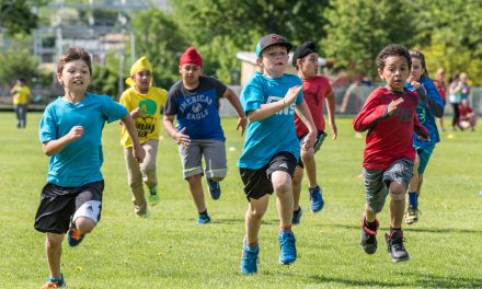 Osoyoos Elementary School students enjoy track and field