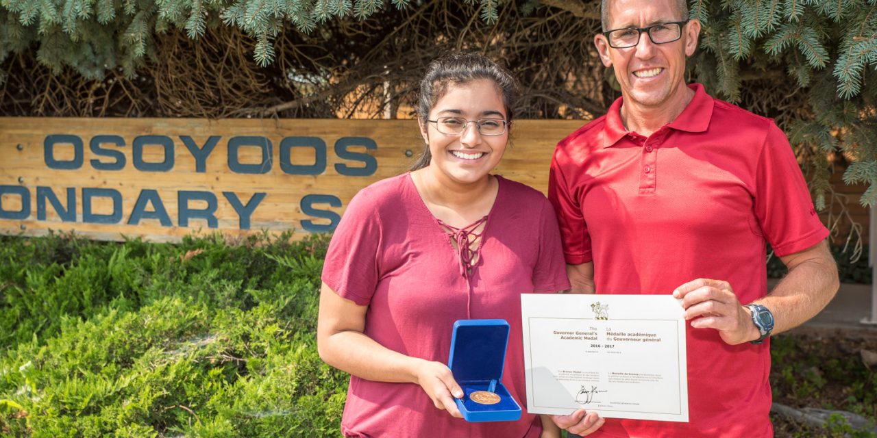 Jasdeep Sandhu, OSS grad, receives Governor General’s medal for academic achievement