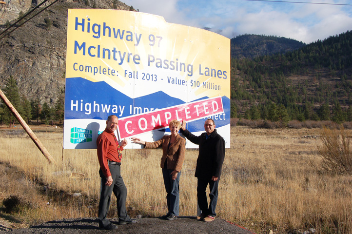 Patton says new highway upgrades saved Oliver and Area C taxpayers $1.7 million