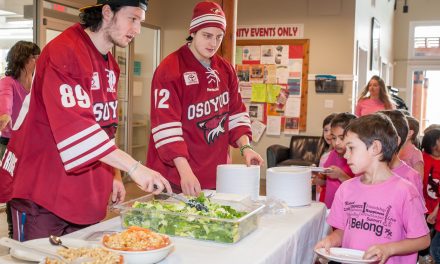 OES students wear pink to anti-bullying lunch