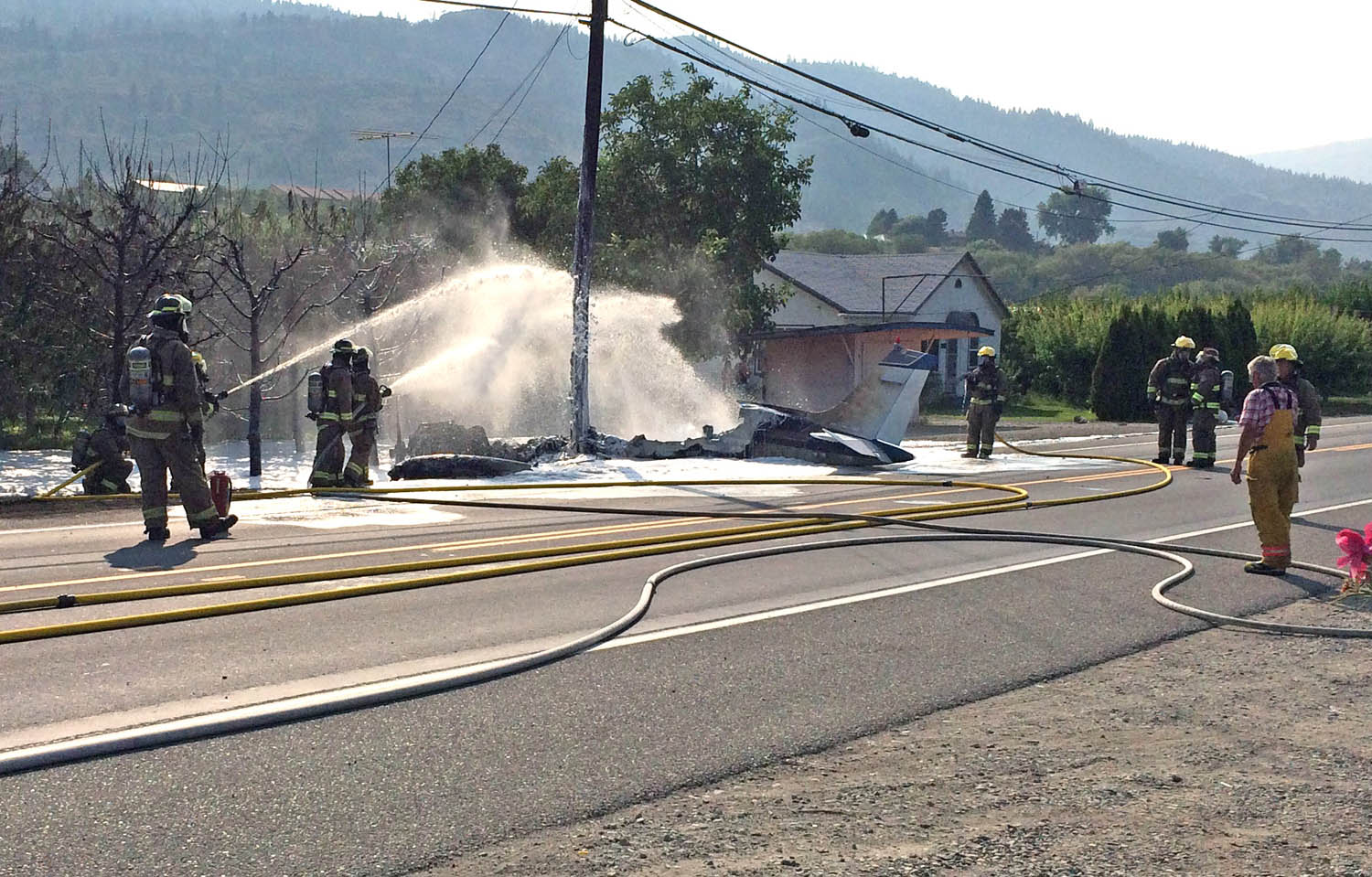 Pilot in Osoyoos plane crash in critical condition in Vancouver burn