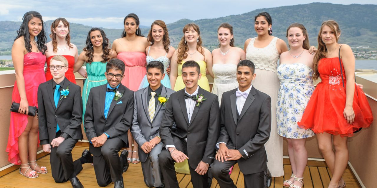 Osoyoos Secondary School students hold prom at Spirit Ridge to celebrate year end