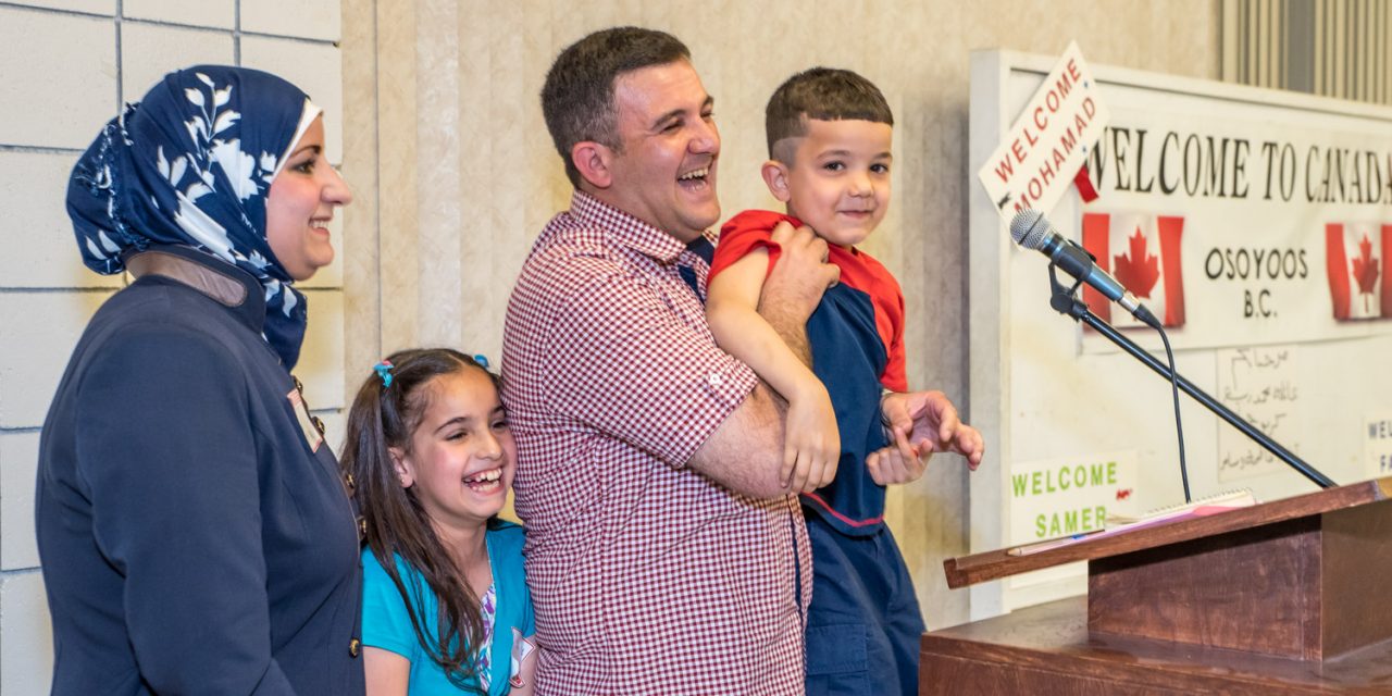 Syrian refugee family learning English, adapting to life in Osoyoos community