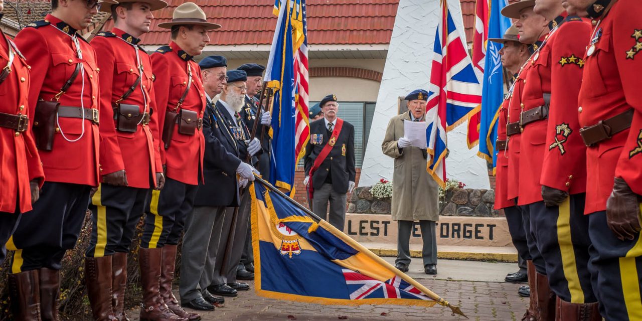 Remembrance Day ceremony in Osoyoos once again draws huge crowd