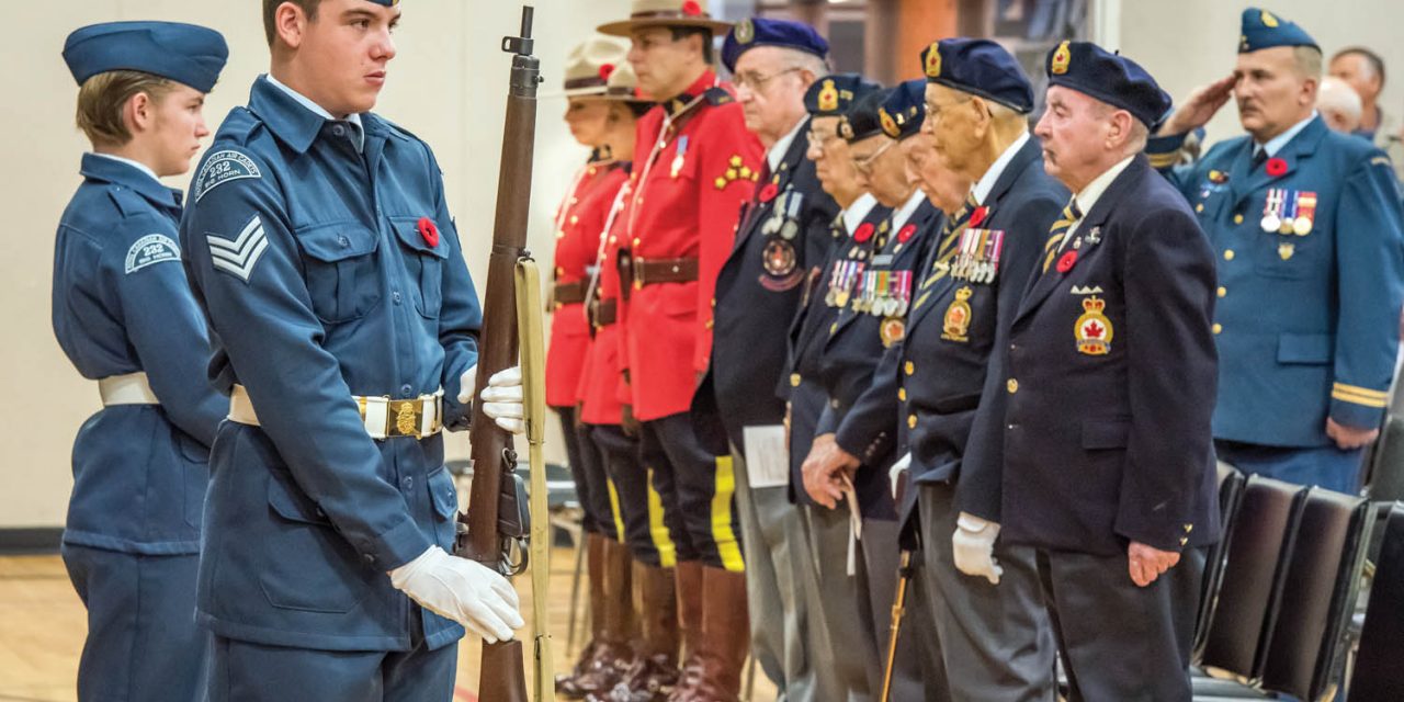 Osoyoos gathers for Remembrance Day