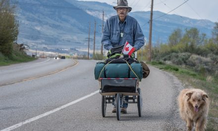 Penticton man passes through Osoyoos on journey to bring attention to societal issues