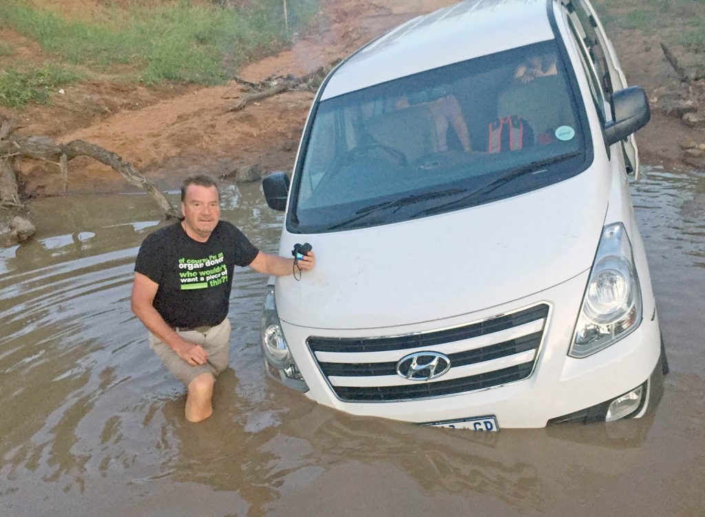 Stuck in water