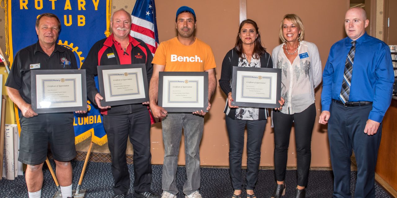 Rotary Club honours businesses supporting Osoyoos Elementary School’s backpack program