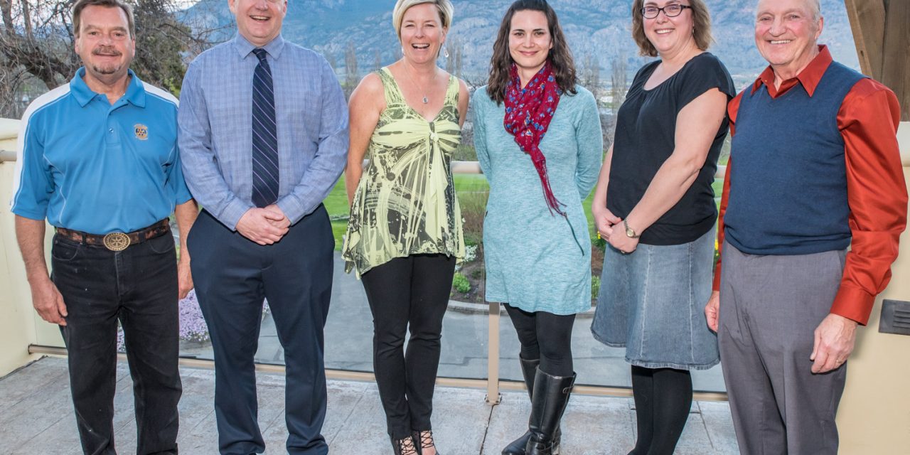 Rotarians give big boost to plans for natural playground at Osoyoos Elementary