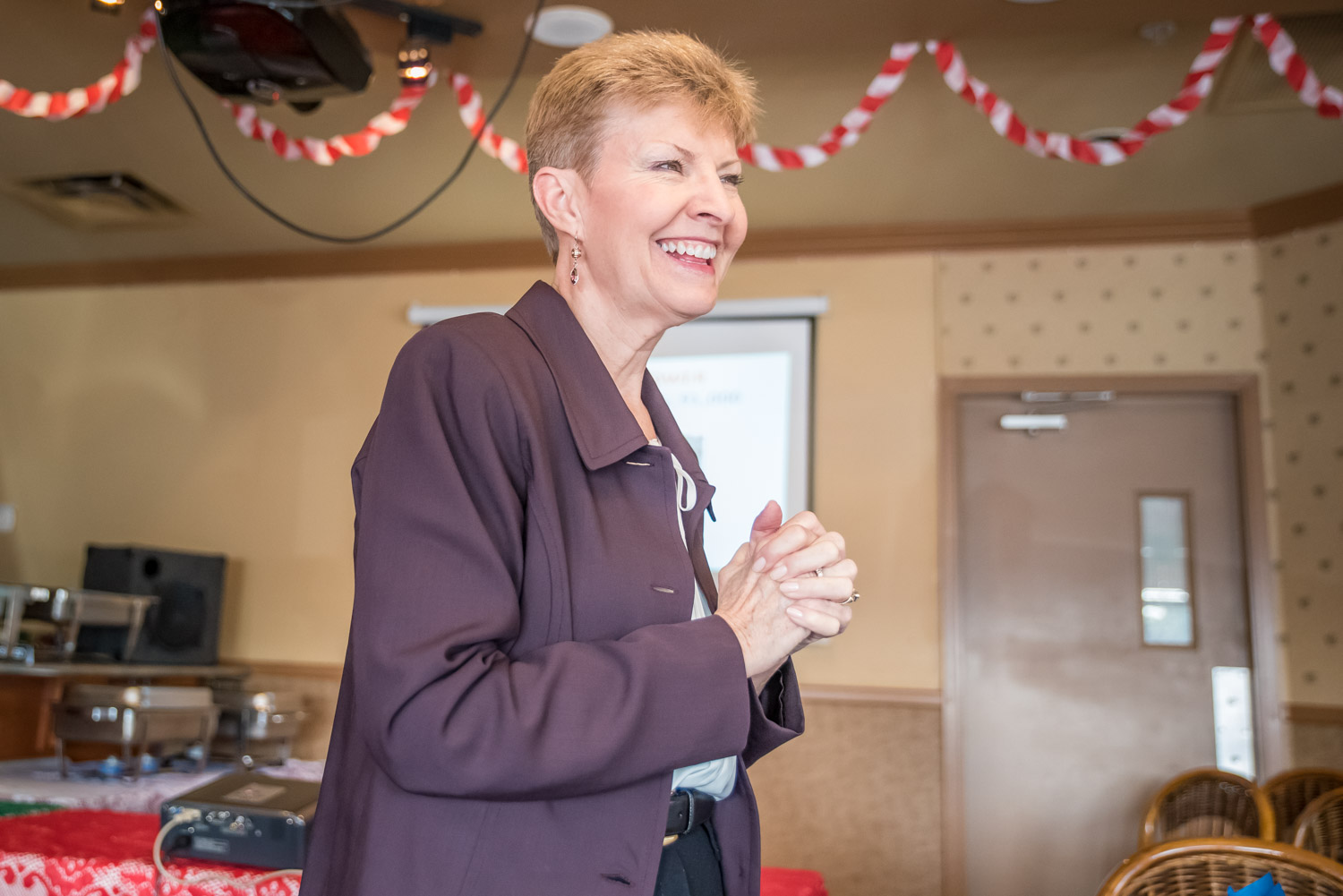 Janice Perrino, executive director of the South Okanagan Medical Foundation, spoke to the Rotary Club of Osoyoos about plans for Penticton Regional Hospital. (Richard McGuire photo)