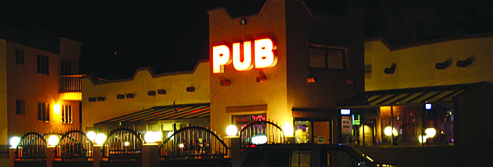 sagepubweb The Sage Pub on Cottonwood Drive was fairly quiet this past Saturday night. But it will have to pay $400 in fines for noise bylaw violations from last summer. Photo by Paul Everest - Click on picture for larger image