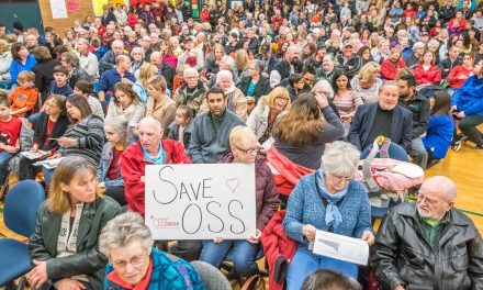 Year in Review – February: Raucous capacity crowd urged board trustees keep both Osoyoos schools open