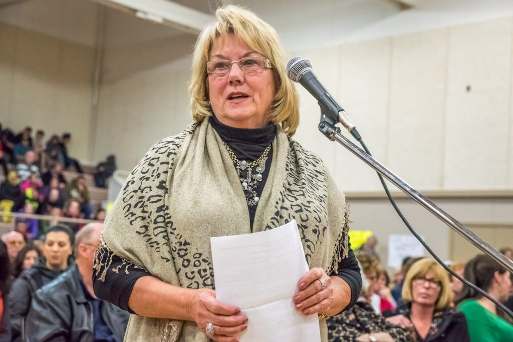 Councillor Carol Youngberg, who works in real estate, says a number of potential homebuyers are already pulling out just on the news that Osoyoos Secondary School might close. (Richard McGuire photo)
