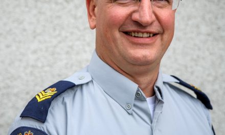 RCMP commander Sgt. Kevin Schur is moving on to Kelowna-based training job