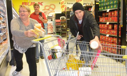 Woman wins 50-second shopping spree at Buy-Low Foods