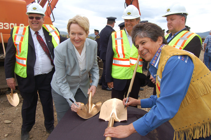 Dignitaries break ground at prison site near Oliver