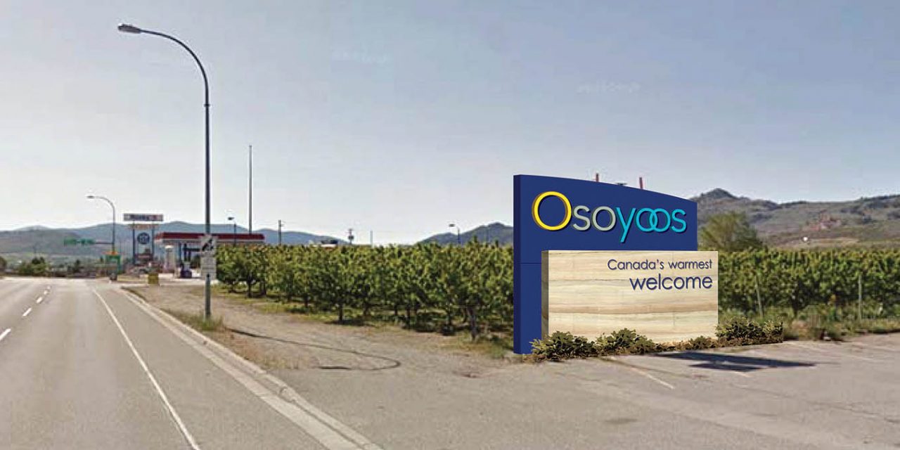 Council approves spending $146K on four new Welcome signs into Osoyoos