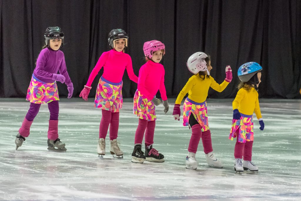 The Canskate Girls performed a routine to the song Happy at the Sun Bowl Skating Club's Showcase 2015. (Richard McGuire photo)