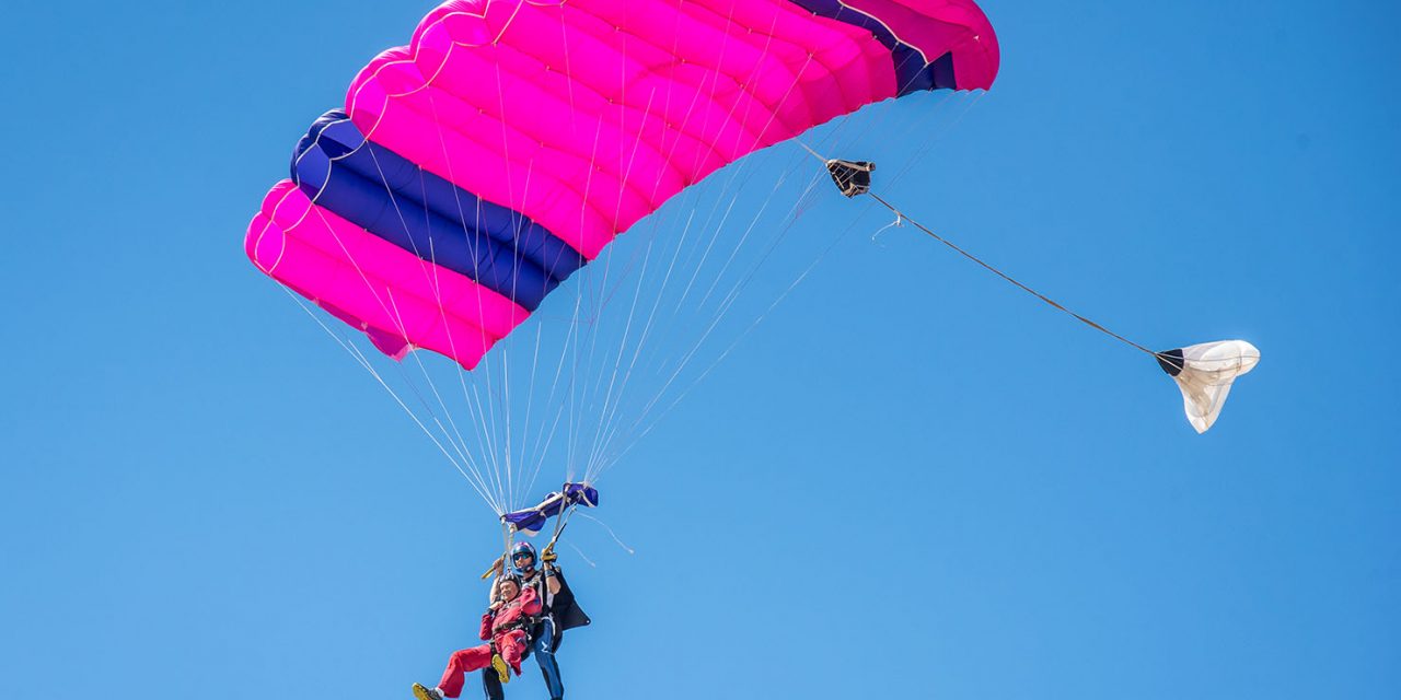 Former Oliver mayor jumps out of plane for 75th birthday