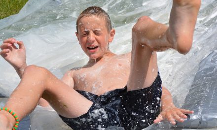 Kids enjoy water works during summer camp
