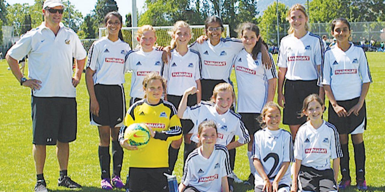Osoyoos girls Under 11-12 soccer team ends great season claiming Pinnacles Football Club Cup title