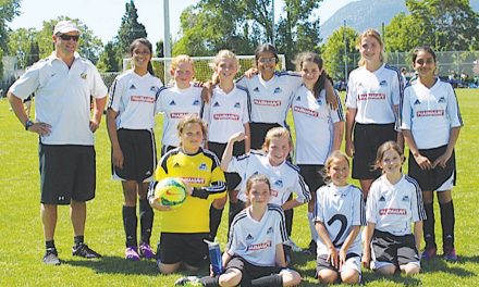 Osoyoos girls Under 11-12 soccer team ends great season claiming Pinnacles Football Club Cup title