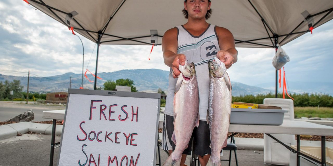 Nk’Mip sells sockeye salmon fresh from the boat