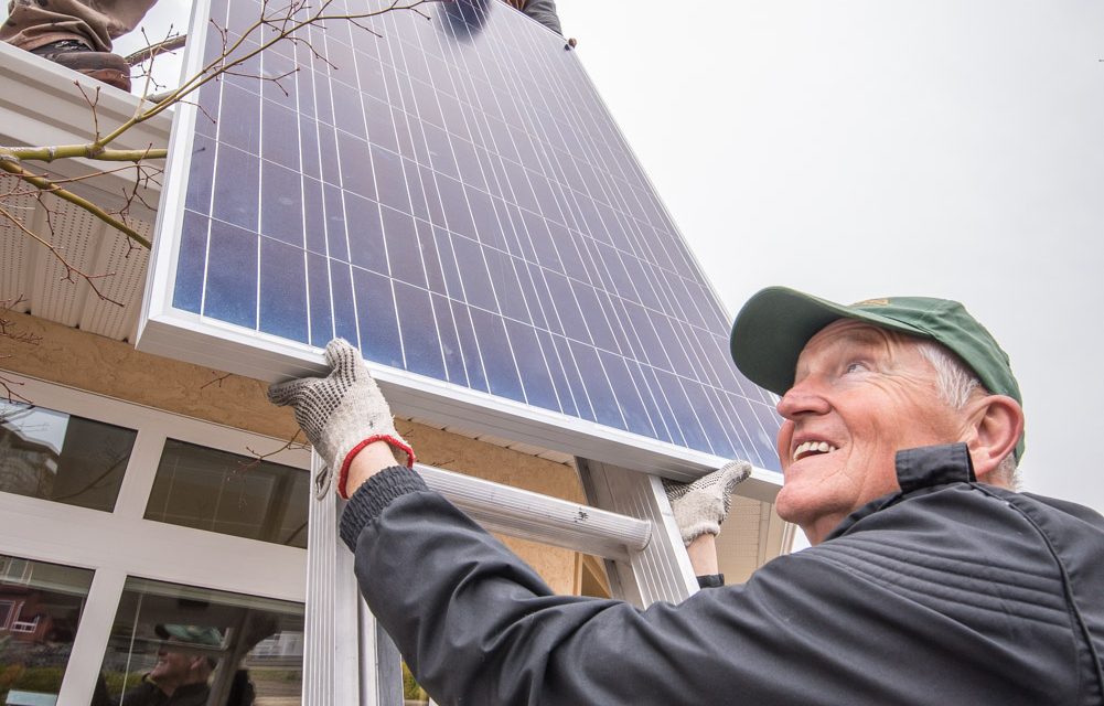Solar evangelist Paul McCavour helps convert neighbours to sunshine electricity