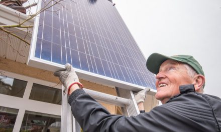 Solar evangelist Paul McCavour helps convert neighbours to sunshine electricity