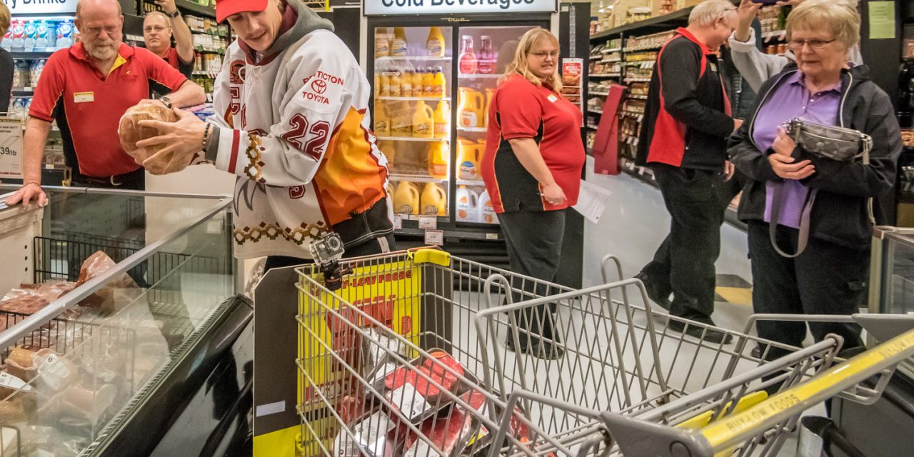 Buy-Low shopping spree winner nets lots of meat thanks to Coyote captain