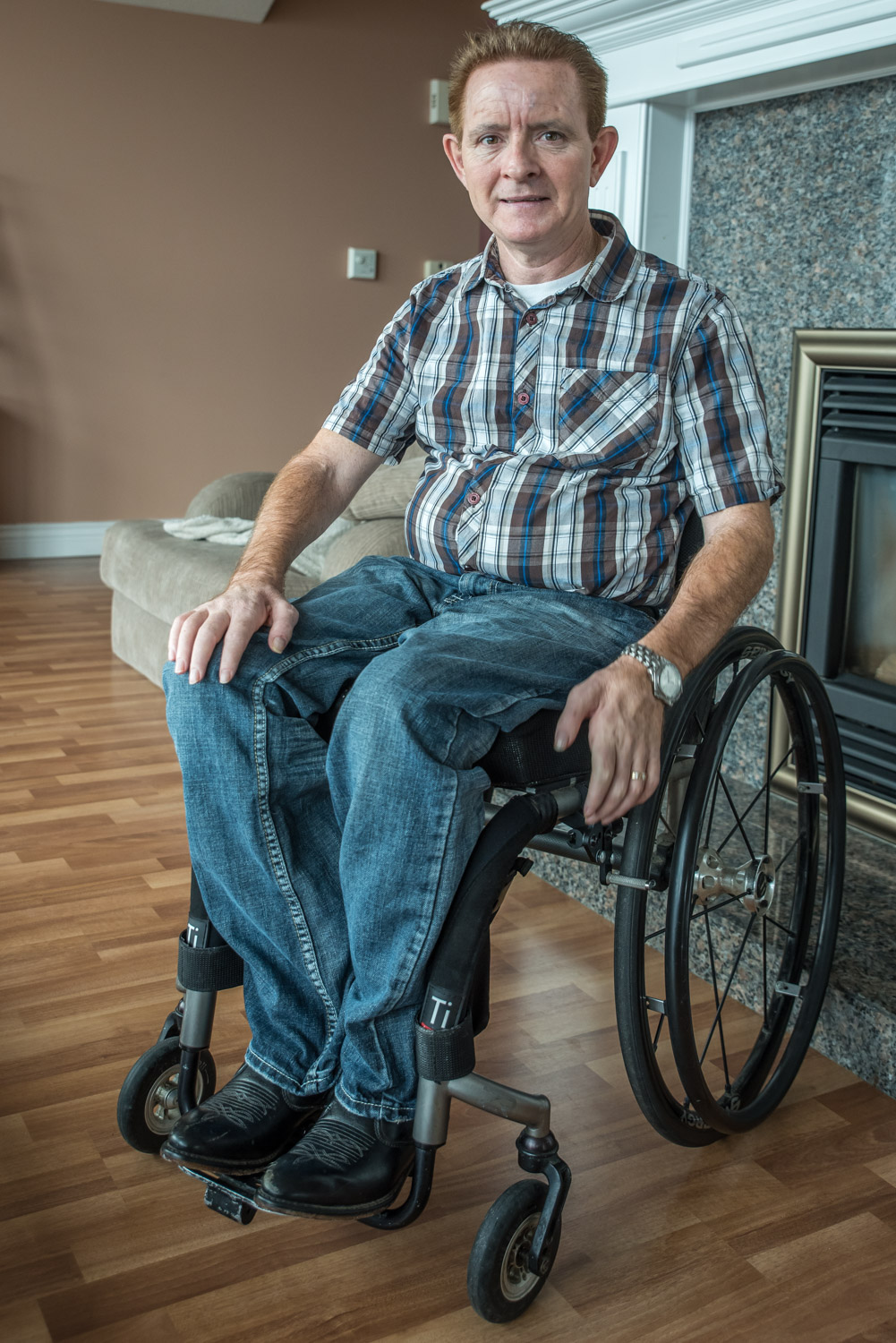 Mike Stiles has been using a wheelchair ever since a horse riding accident 30 years ago that left him a quadriplegic. Although he doesn't consider himself an advocate for people with disabilities, his experience has given him insights into how to improve accessibility. (Richard McGuire photo)