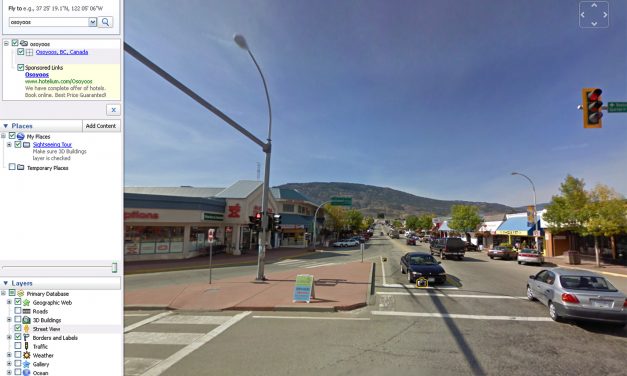 GOOGLE LAUNCHES STREET VIEW FEATURE FOR OSOYOOS