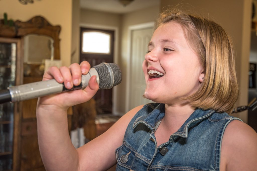 Nine-year-old Kyah Allen has made it to the Fresh B.C. Talent Quest in the aged nine to 13 category. She'll be competing on May 2 in Penticton. She'll be singing, but she also plays piano. Her teacher, Leslee Hatherly, is the mother of singer Kansas-Lee, who has left Osoyoos for Victoria. Two years ago Hatherly began teaching Allen and she says she recognized in her the same kind of talent she saw in her own daughter. (Richard McGuire photo)
