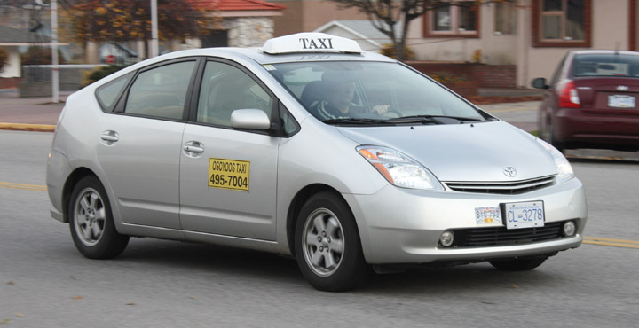 taxiweb Osoyoos Taxi received permission from B.C.’s Passenger Transportation Board in September to operate two cabs in Oliver. Photo by Paul Everest - Click on picture for larger image