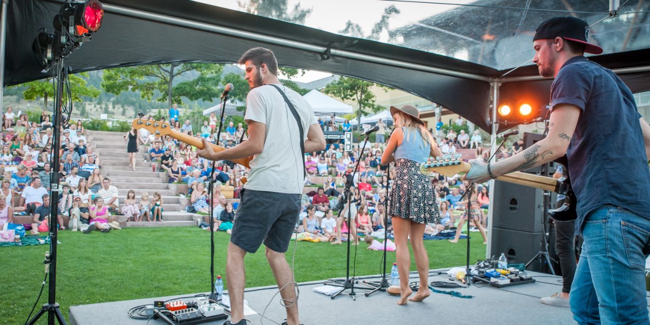Hey Ocean entertains large audience at Tinhorn Creek Vineyards