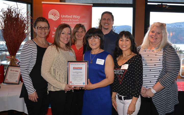 United Way celebrates community contributors to 2016 campaign in South Okanagan