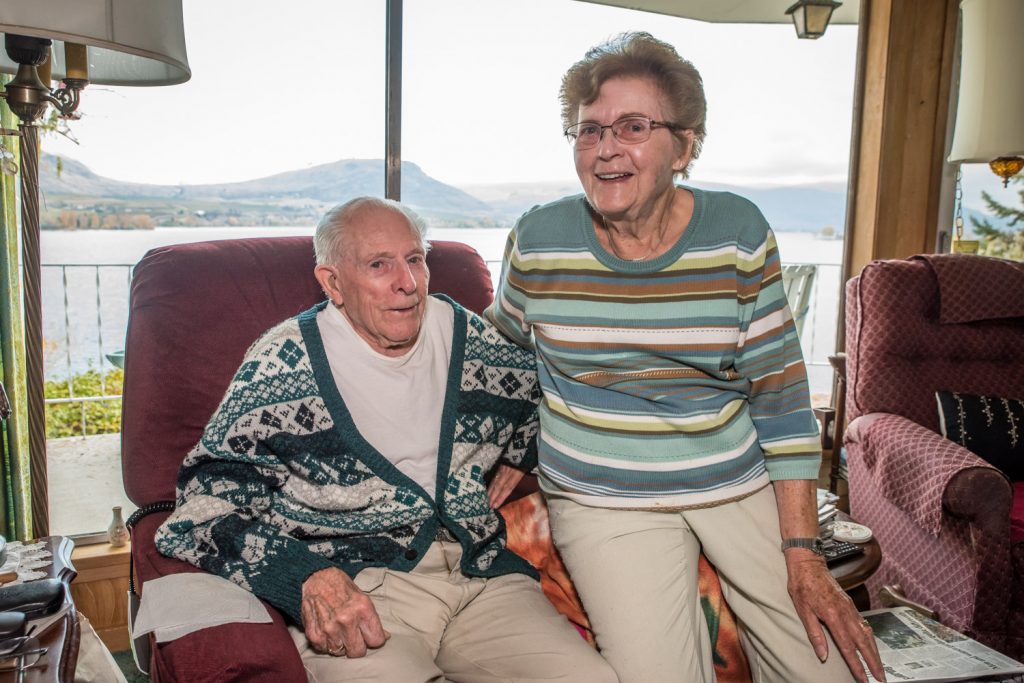 Dr. Gordon Shepherd was among the first Canadian airmen trained to perform para-rescue. He and his wife Marion have lived in Osoyoos since 1955. (Richard McGuire photo)