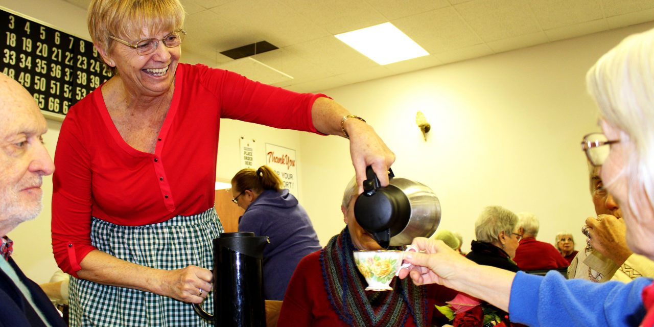 Ladies Auxiliary fill Elk’s Hall with Christmas cheer – and tea
