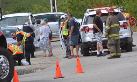 Pedestrian struck south of Oliver