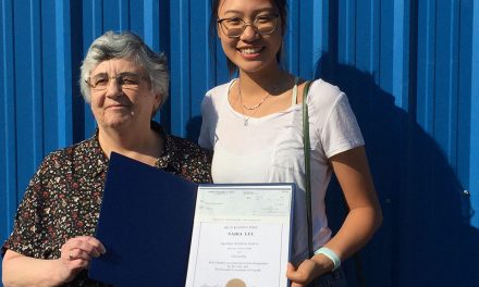 Young woman receives scholarships