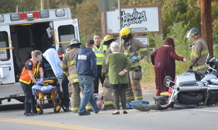 Motorcyclist injured in accident