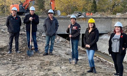 Sod turns for Gallagher Lake siphon project
