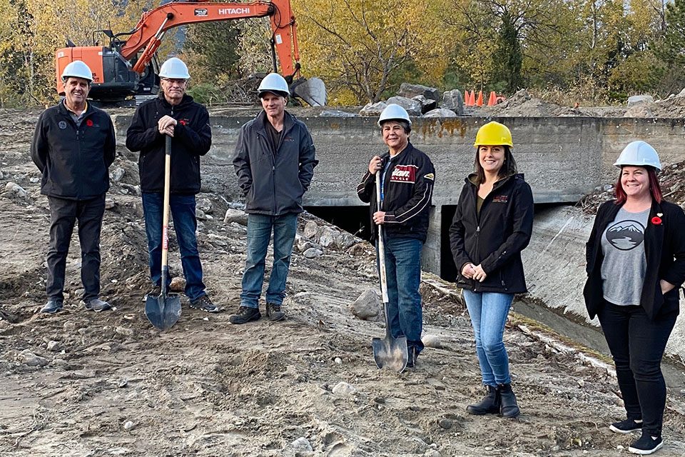 Sod turns for Gallagher Lake siphon project