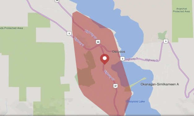 Equipment malfunction caused power outage in Osoyoos
