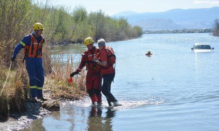 Man and his dog rescued from river