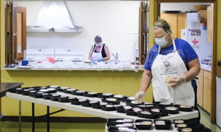 Feeding a town with the community kitchen