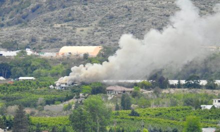 House fire near Osoyoos displaces seven residents