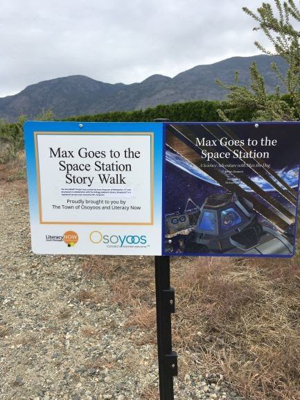New story boards installed at Osoyoos canal walkway